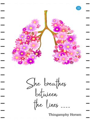 cover image of She Breathes Between the Lines